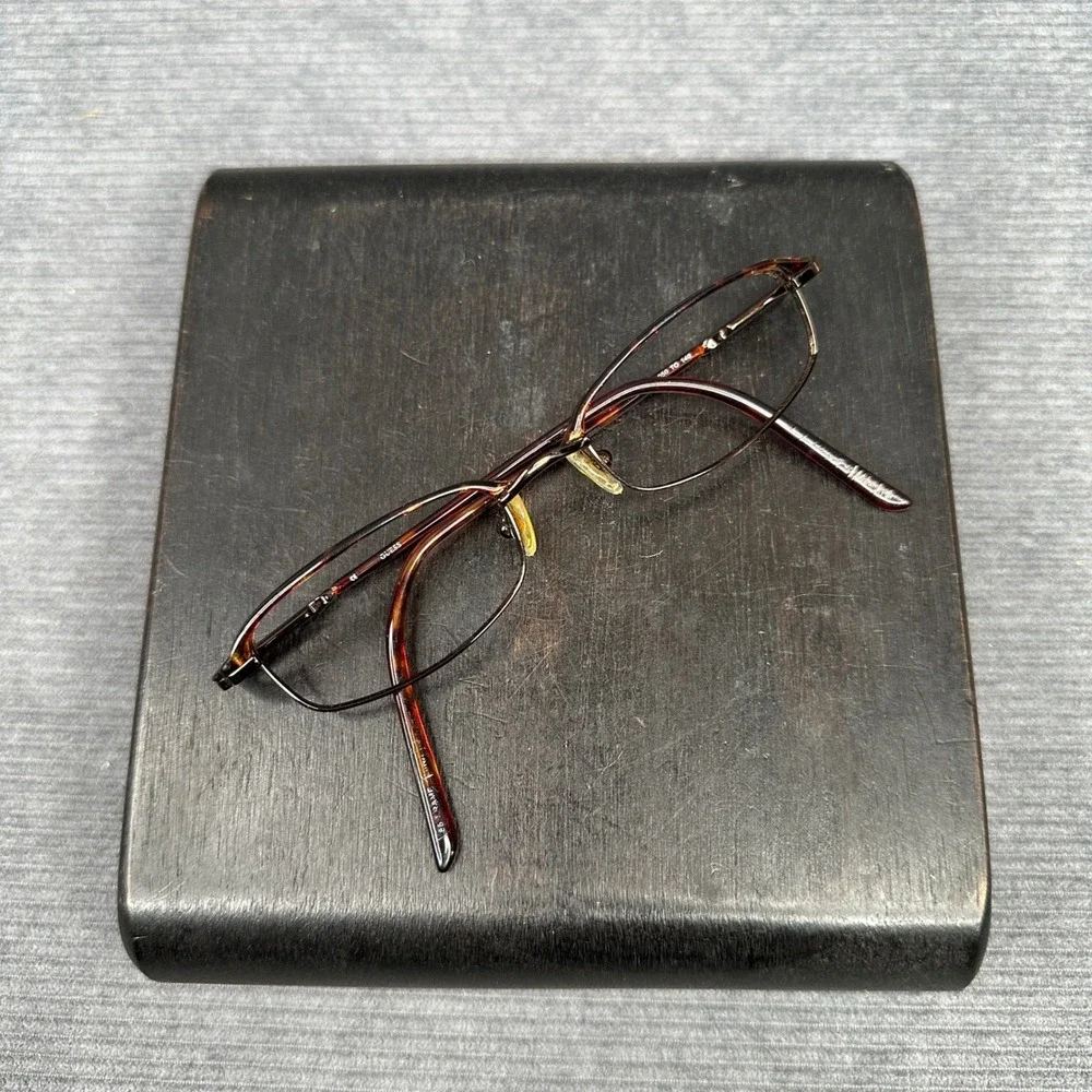 Guess GU 1050 TO Tortoise Shell Oval Y2K Eyeglasses Frame 48-18-140 Brown Unisex